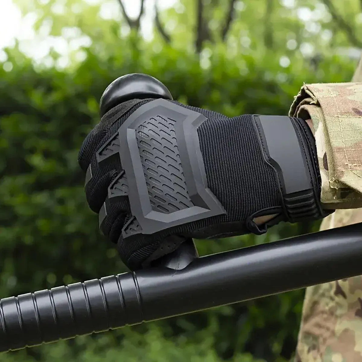 Premium Black XL Tactical Full Finger Touchscreen Outdoor Gloves