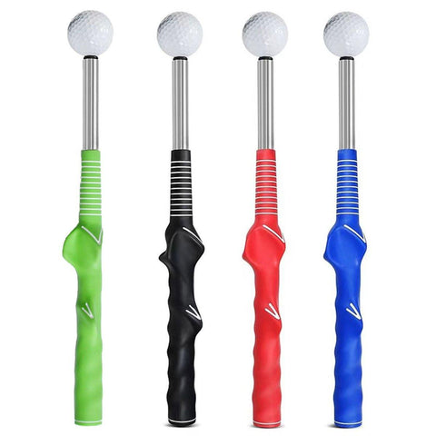 Blue Golf Swing Trainer - Telescopic Impact Sound Aid Tool - SuperSaverAU - view 2