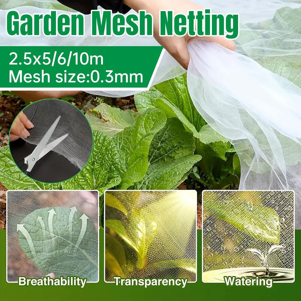 Premium Insect-Proof Greenhouse Net – White 2.5 x 5m