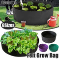 Felt Planting Bags - Round Vegetable Garden Flower Grow Bags - Green 70*30cm - SuperSaverAU - view 1