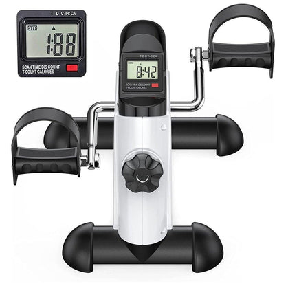 Mini Exercise Bike for Seniors - Compact Pedal Exerciser with LCD Display