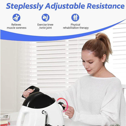 Mini Exercise Bike for Seniors - Compact Pedal Exerciser with LCD Display