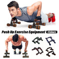 Premium Orange H-Shaped Push-Up Bars with Foam Grips