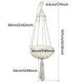 Woven Cat Nest Hammock 30 cm - Macramé Design, Soft Cushion, Easy Install - SuperSaverAU - view 4