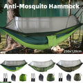 Premium Double Camping Hammock Tent – Army Green with Mosquito Net
