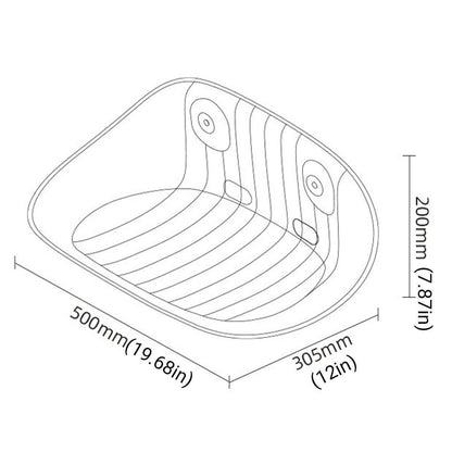 Transparent Cat Window Perch Bed - 50cm x 30.5cm - Durable AS Material, Suction Cups