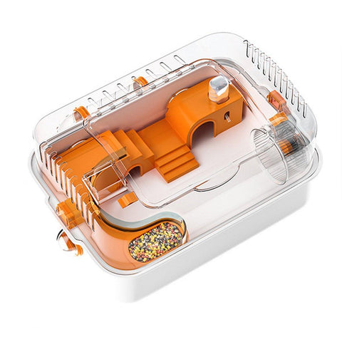 Pipe Hamster Cage Acrylic Tunnel Cage 48cm x 35cm x 25cm, Bite-Proof, Luxury Habitat - SuperSaverAU - view 2