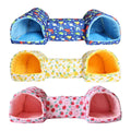 Small Pet Nest House Cotton Tunnel for Hamsters - 54cm, Pink, Cozy & Durable - SuperSaverAU - view 2