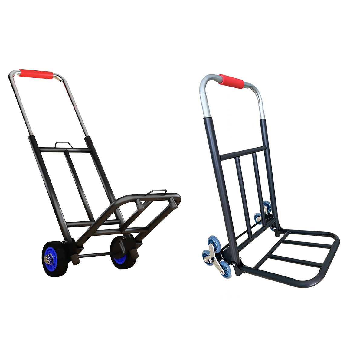 Premium Folding Stair Climbing Hand Trolley with Tri-Wheels - 100kg