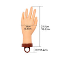 Premium Manicure Practice Hand with Flexible Fingers and Desktop Holder for Nail Training