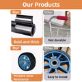 Premium Folding Flat Ground Hand Trolley with Solid Rubber Wheels - 55kg