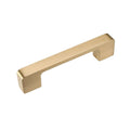 Elegant Gold All-Copper Door Handle 128mm - Modern Simple Design for Cabinets - SuperSaverAU - view 3