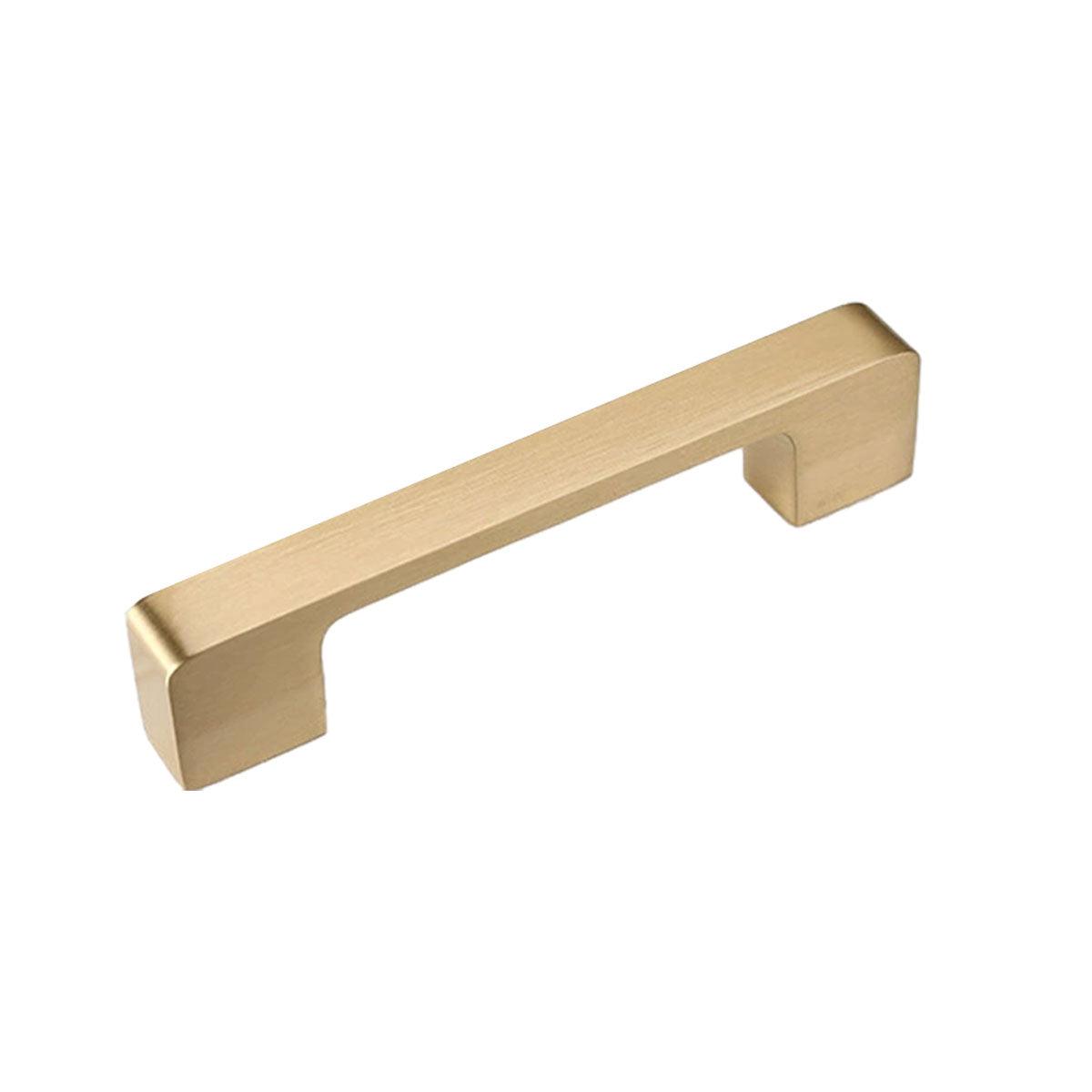 Gold Copper Door Handle - Modern Simple Wardrobe Cabinet Drawer Pull - 192mm - SuperSaverAU - view 6