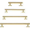 European Style Cabinet Handles Drawer Pull Knob 4 Sizes for Wardrobe Door - 192mm - SuperSaverAU - view 2