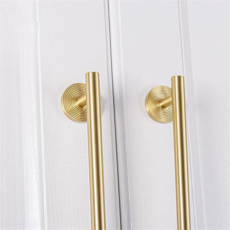 European Style Cabinet Handles Drawer Pull Knob 4 Sizes for Wardrobe Door - 192mm