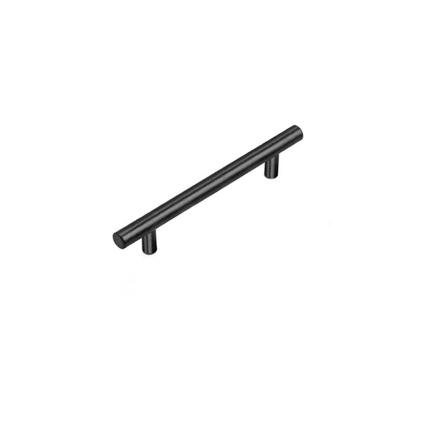 Premium Black Stainless Steel T Bar Cabinet Handles – 450mm, 5 Pack