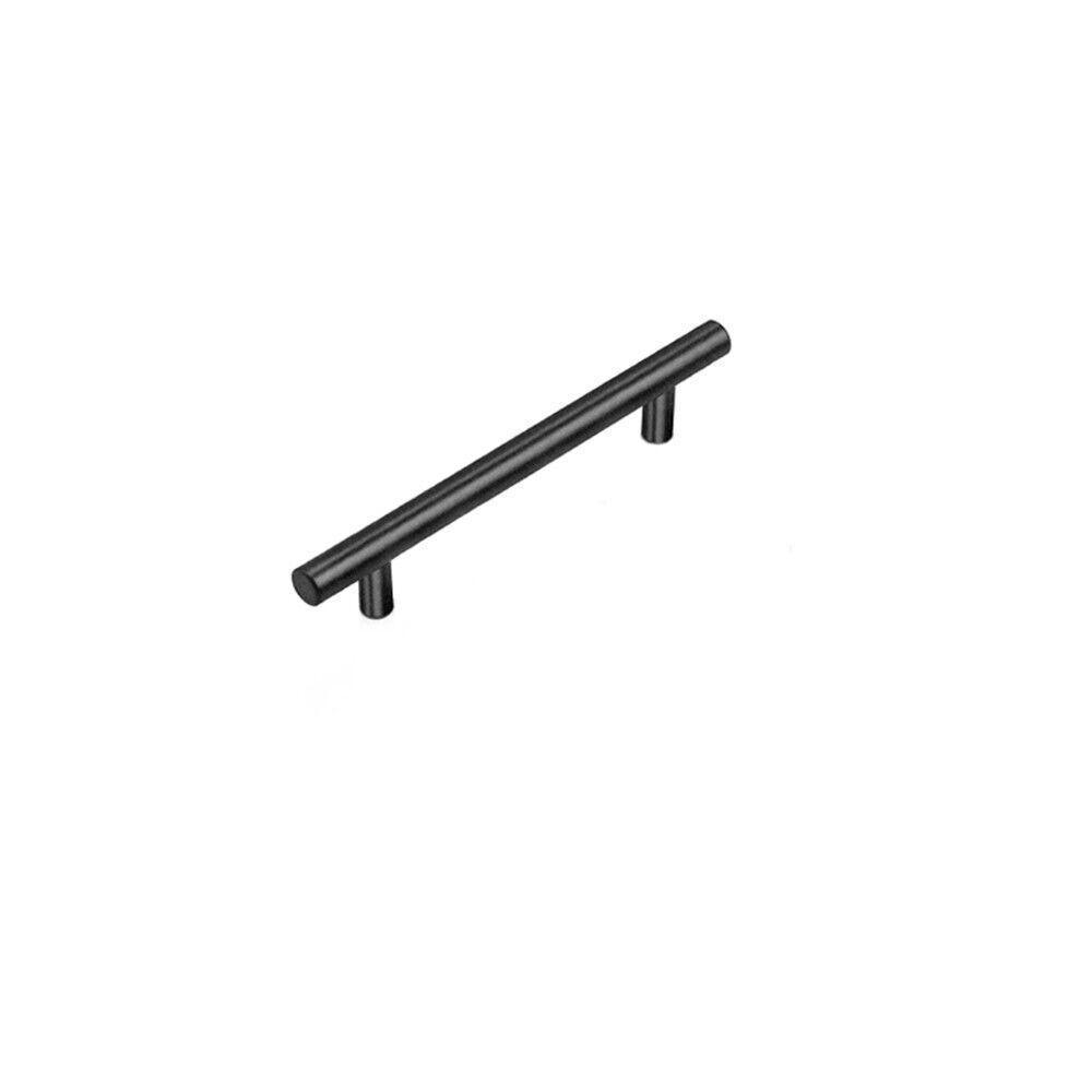 Premium Black Stainless Steel T Bar Cabinet Handles – 450mm, 5 Pack