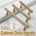 Modern Cabinet Door Handle Set - 13.2cm, Brushed Gold, Moisture & Corrosion Resistant - SuperSaverAU - view 1