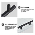Premium Stainless Steel T Bar Cabinet Handles – Silver 500mm, 5 Pack