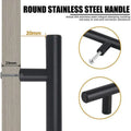 Premium Stainless Steel T Bar Cabinet Handles – Silver 500mm, 5 Pack