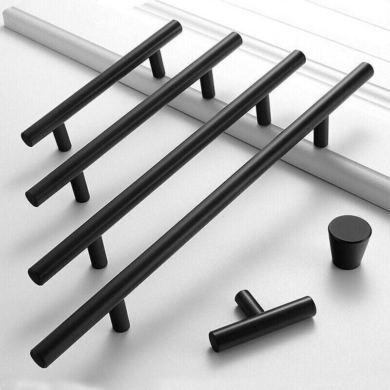 Premium Stainless Steel T Bar Cabinet Handles – Silver 500mm, 5 Pack