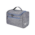 Premium Women's Grey Large Travel Makeup Case Toiletry Organiser 24.5x17.5x13cm