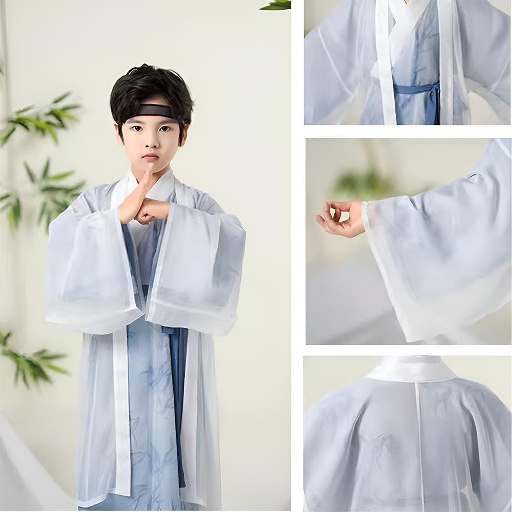 Autumn Hanfu Outfit for Kids - Tang Dynasty Inspired - 140CM