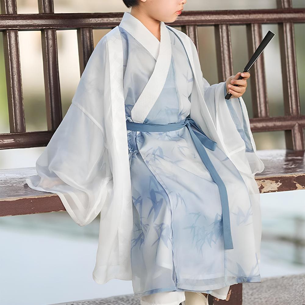Autumn Hanfu Outfit for Kids - Tang Dynasty Inspired - 140CM - SuperSaverAU - view 5