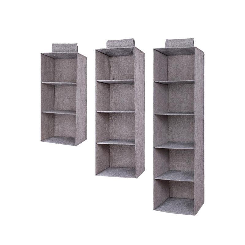 3/4/5 Tier Hanging Closet Organizer Fabric Storage Shelves for Wardrobe and Shoes - 4 Tier - SuperSaverAU - view 1