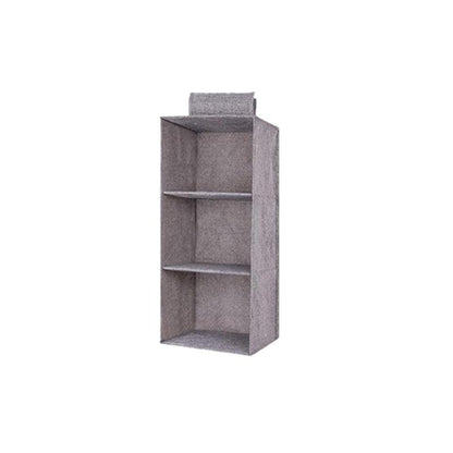 3/4/5 Tier Hanging Closet Organizer Fabric Storage Shelves for Wardrobe and Shoes - 5 Tier