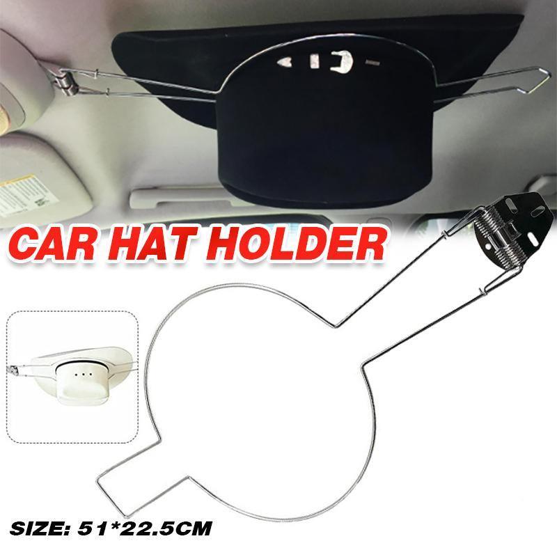 Premium Spring Loaded Car Hat Holder Rack for Akubra and Helmets