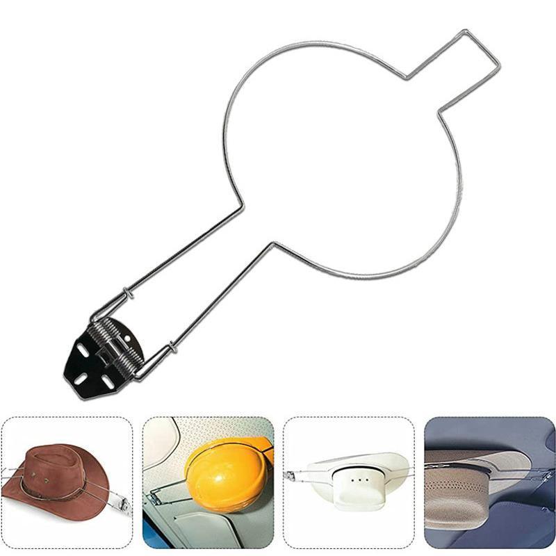 Premium Spring Loaded Car Hat Holder Rack for Akubra and Helmets