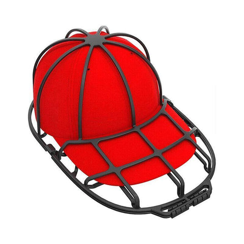 Premium Baseball Hat Washing Cage Holder – Black