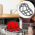 Premium Baseball Hat Washing Cage Holder – Black