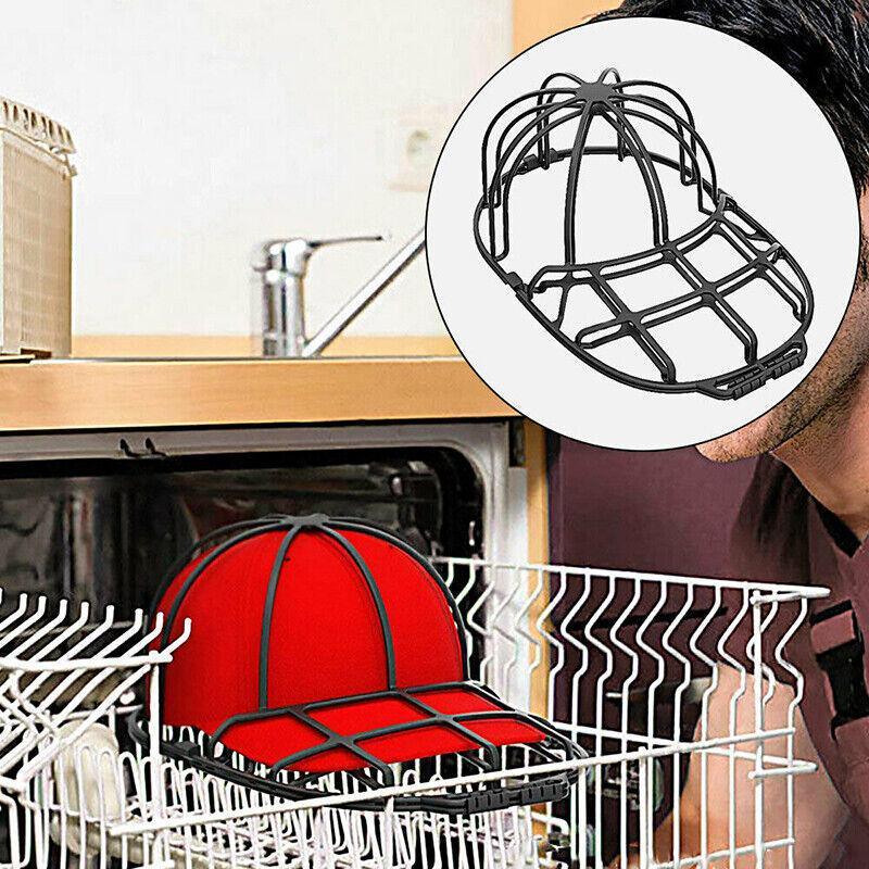Premium Baseball Hat Washing Cage Holder – Black