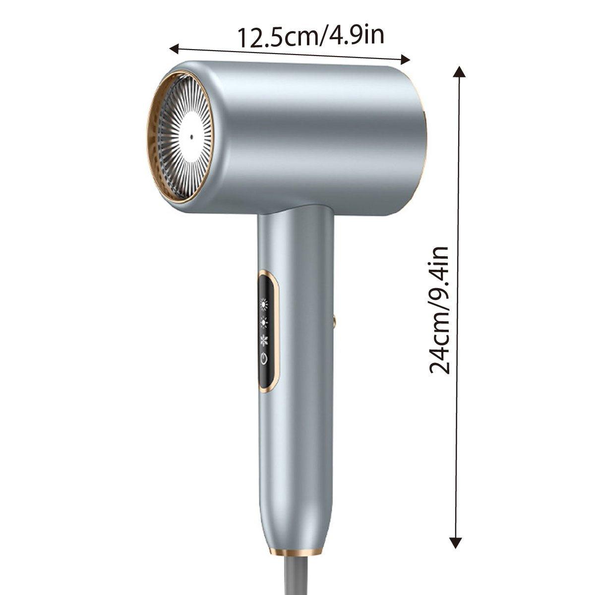 Lightweight Hair Dryer by Premium - Quiet 2400W High Speed