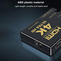 Premium 3 in 1 HDMI Switch 4K with Remote Control and IR Cable