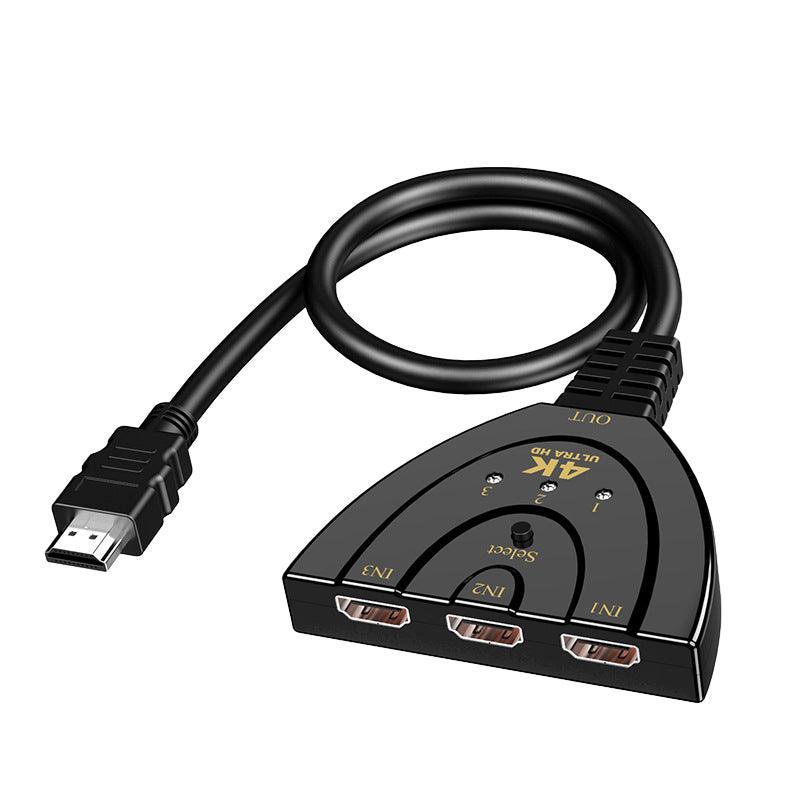 Premium 5 in 1 HDMI Switch 4K with Remote Control and IR Cable