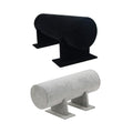 Elegant Headband Display Stand - 30cm Cylindrical Velvet Organizer in Black/Grey - SuperSaverAU - view 2