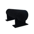 Elegant Headband Display Stand - 30cm Cylindrical Velvet Organizer in Black/Grey - SuperSaverAU - view 6