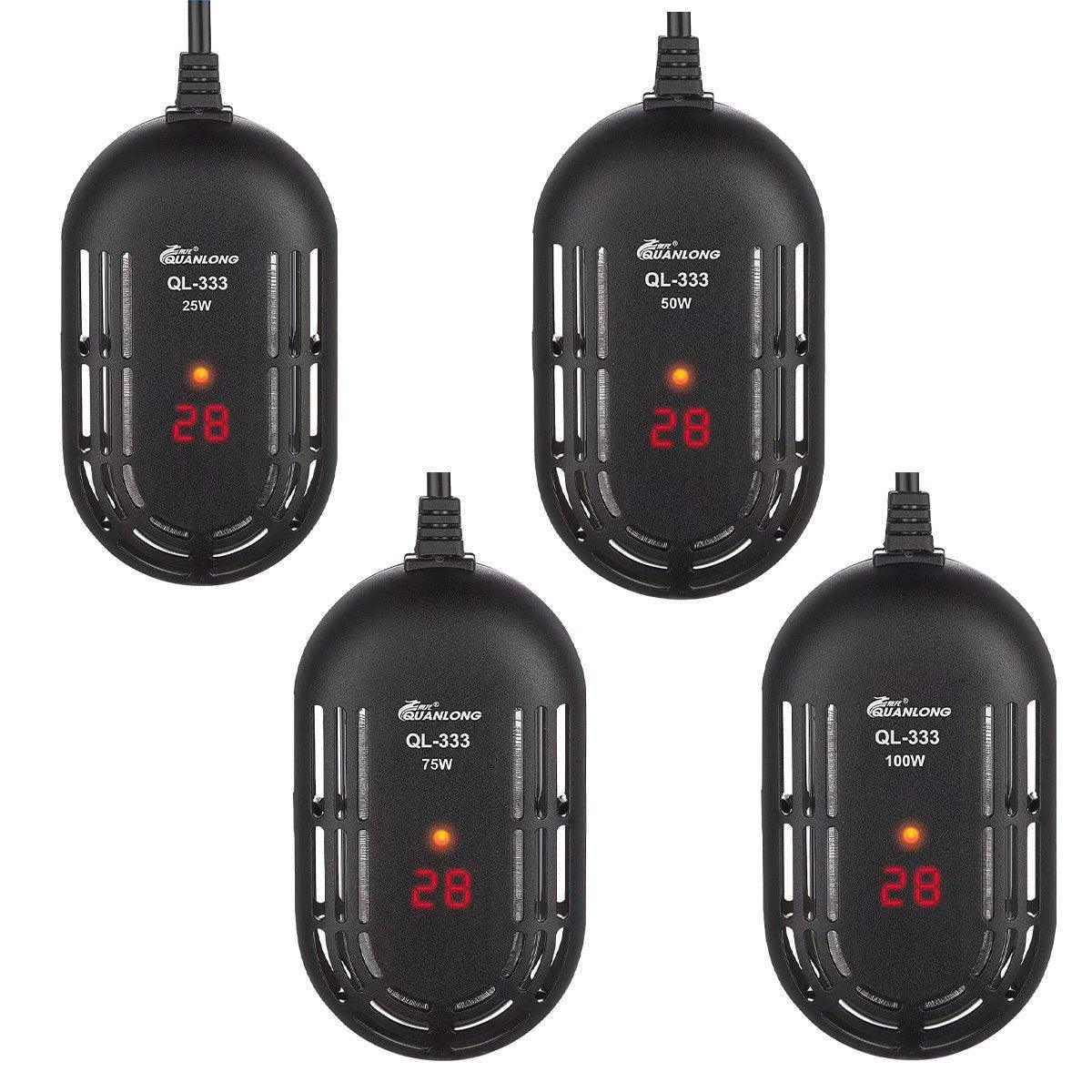 Mini Submersible Aquarium Temperature Rod 25W with Thermostat for Fish & Turtle Tanks