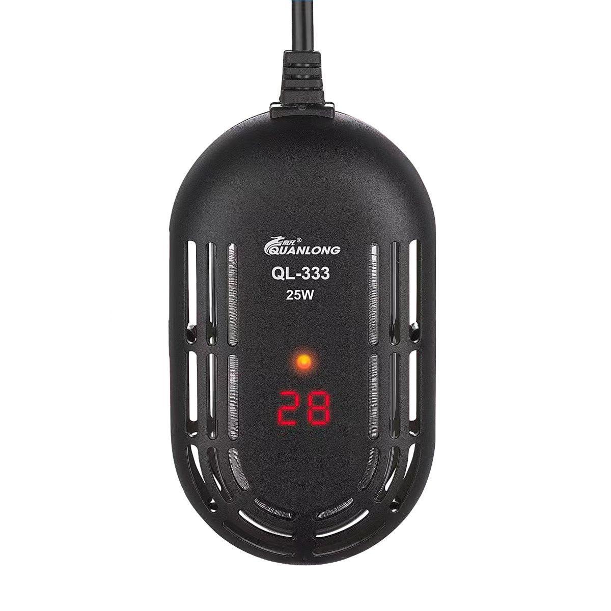 Mini Submersible Aquarium Temperature Rod 25W with Thermostat for Fish & Turtle Tanks