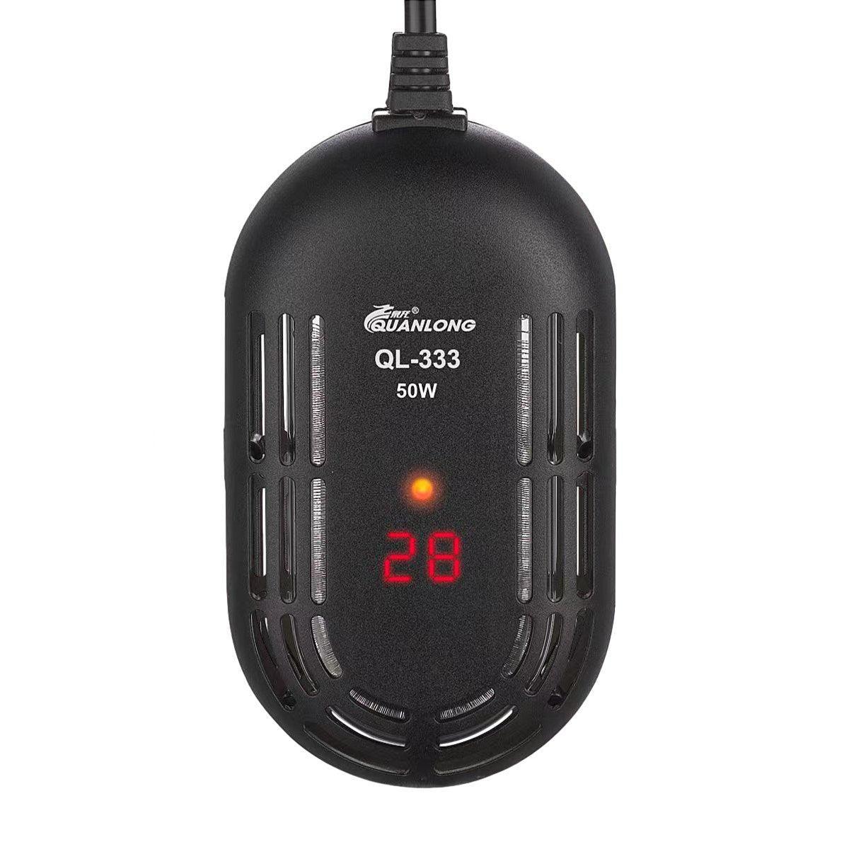 Mini Submersible Aquarium Temperature Rod 50W with Thermostat for Fish & Turtle Tanks