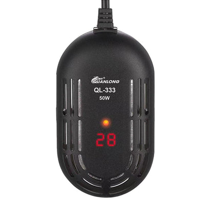 Mini Submersible Aquarium Temperature Rod 50W with Thermostat for Fish & Turtle Tanks