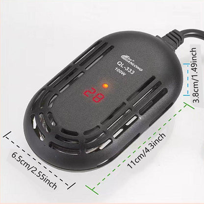 Mini Submersible Aquarium Temperature Rod 75W with Thermostat for Fish & Turtle Tanks