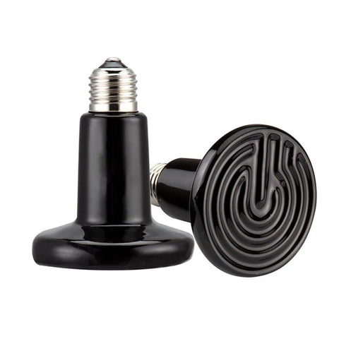 Premium Ceramic Infrared Reptile Heat Lamp Bulbs E27 - 25W 2pcs