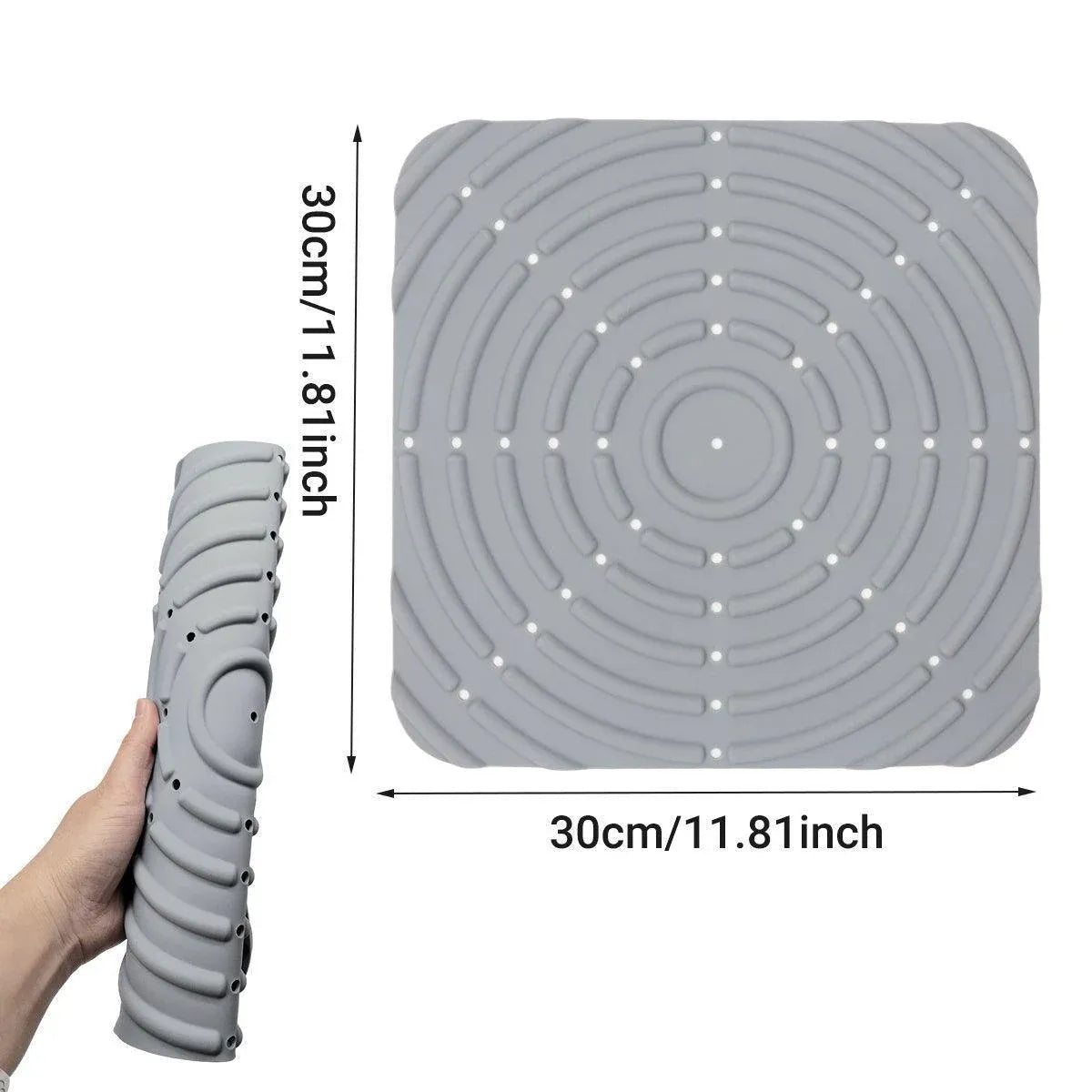 Premium Washable Silicone Chicken Nesting Box Bedding Mats - Black 2pcs