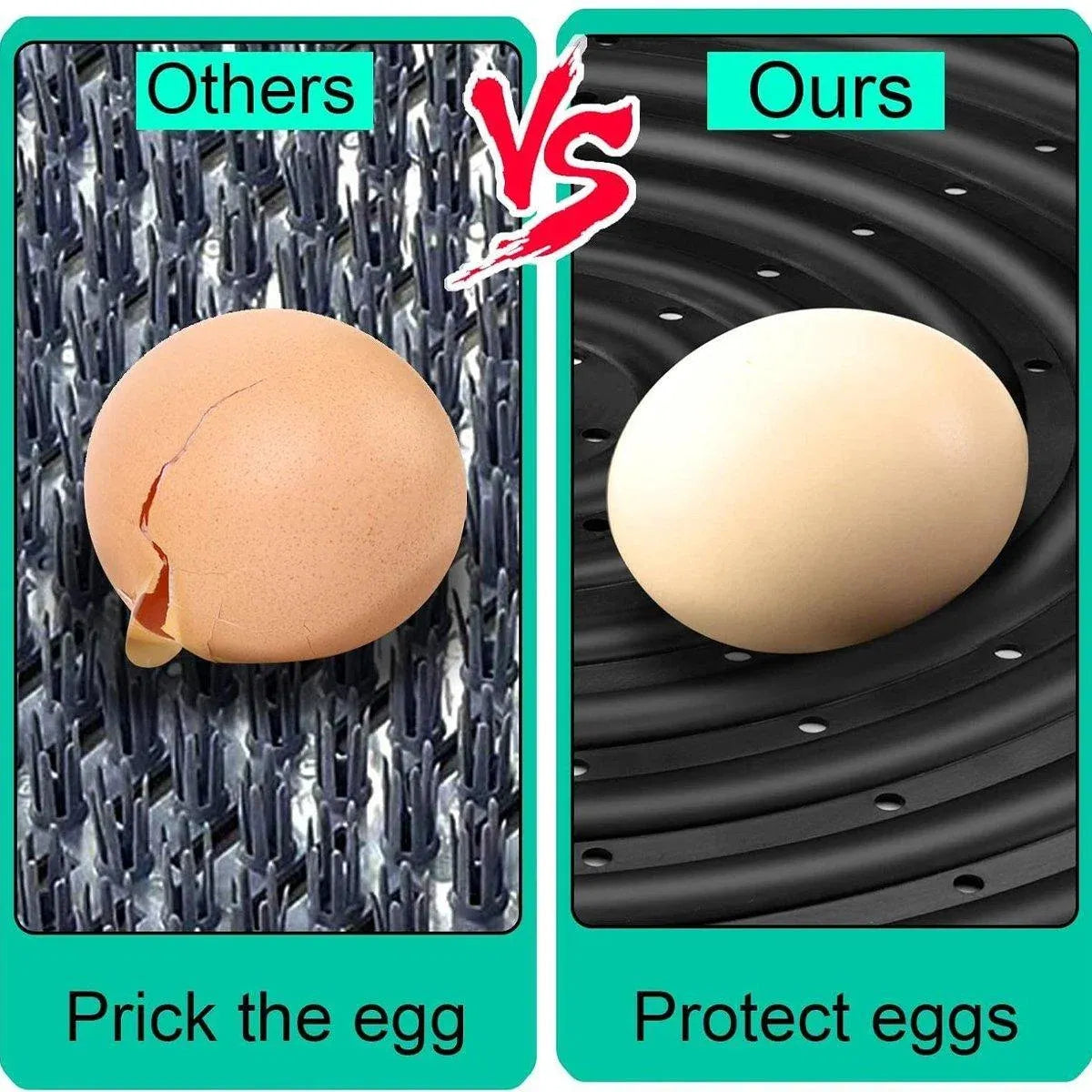 Premium Washable Silicone Chicken Nesting Box Bedding Mats - Black 2pcs