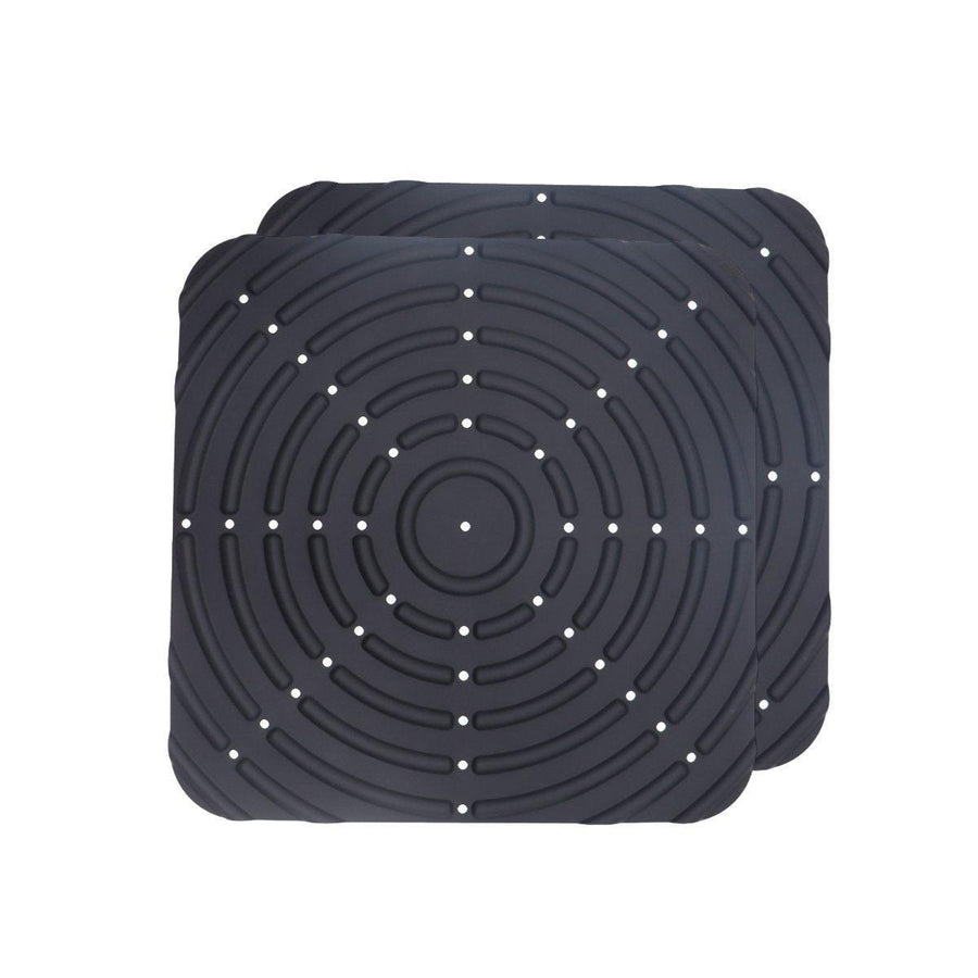 Premium Washable Silicone Chicken Nesting Box Bedding Mats - Black 2pcs