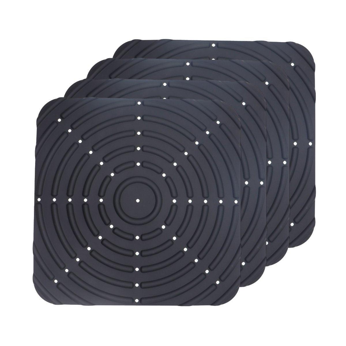 Premium Washable Silicone Chicken Nesting Box Bedding Mats - Grey 2pcs
